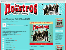 Tablet Screenshot of losmoustros.bandcamp.com
