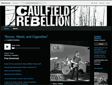 Tablet Screenshot of caulfieldrebellion.bandcamp.com