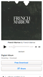 Mobile Screenshot of frenchmarrow.bandcamp.com