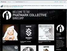 Tablet Screenshot of phatmarkcollective.bandcamp.com