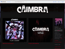 Tablet Screenshot of caimbra.bandcamp.com