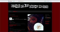 Desktop Screenshot of citronetleschiensdetete.bandcamp.com