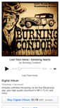 Mobile Screenshot of burningcondors.bandcamp.com