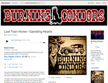 Tablet Screenshot of burningcondors.bandcamp.com