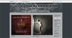 Desktop Screenshot of collisionprocess.bandcamp.com