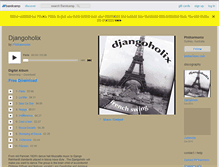 Tablet Screenshot of djangoholix.bandcamp.com