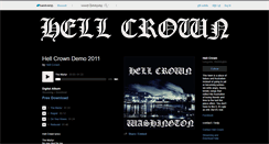 Desktop Screenshot of hellcrown.bandcamp.com
