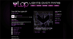 Desktop Screenshot of lightsoverparis.bandcamp.com