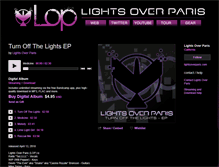 Tablet Screenshot of lightsoverparis.bandcamp.com