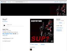 Tablet Screenshot of defryme.bandcamp.com