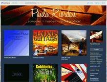 Tablet Screenshot of paulariordan.bandcamp.com