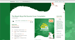 Desktop Screenshot of petsoundscovercomp.bandcamp.com