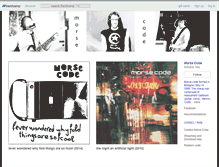 Tablet Screenshot of morsecode.bandcamp.com