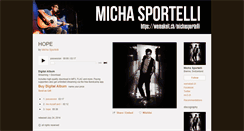 Desktop Screenshot of michasportelli.bandcamp.com