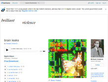 Tablet Screenshot of brilliantviolence.bandcamp.com