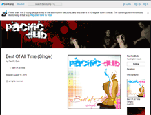 Tablet Screenshot of pacificdub.bandcamp.com