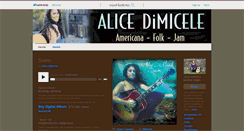 Desktop Screenshot of alicedimicele.bandcamp.com