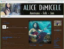 Tablet Screenshot of alicedimicele.bandcamp.com