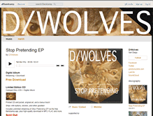 Tablet Screenshot of dwolves.bandcamp.com