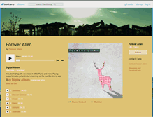 Tablet Screenshot of foreveralien.bandcamp.com