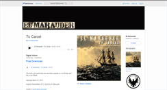 Desktop Screenshot of elmarauder.bandcamp.com