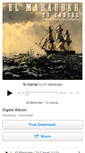 Mobile Screenshot of elmarauder.bandcamp.com