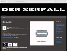 Tablet Screenshot of derzerfall.bandcamp.com