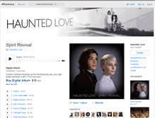 Tablet Screenshot of hauntedlove.bandcamp.com