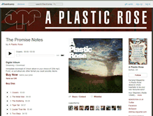 Tablet Screenshot of aplasticrose.bandcamp.com