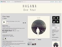 Tablet Screenshot of hagana.bandcamp.com