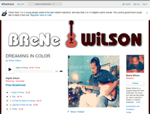 Tablet Screenshot of brenewilson.bandcamp.com