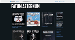 Desktop Screenshot of fatumaeternum.bandcamp.com