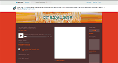 Desktop Screenshot of crazylegs.bandcamp.com