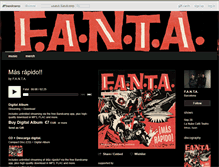 Tablet Screenshot of fanta.bandcamp.com