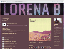Tablet Screenshot of lorenab.bandcamp.com