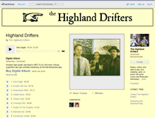 Tablet Screenshot of highlanddrifters.bandcamp.com