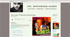 Desktop Screenshot of mrsimmonds.bandcamp.com