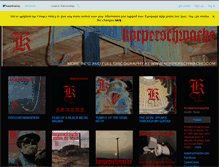 Tablet Screenshot of korperschwache.bandcamp.com