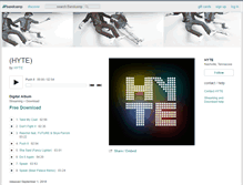 Tablet Screenshot of hyte.bandcamp.com