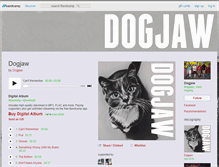 Tablet Screenshot of dogjaw.bandcamp.com