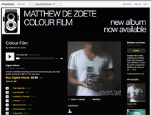 Tablet Screenshot of matthewdezoete.bandcamp.com