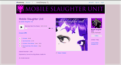 Desktop Screenshot of mobileslaughterunit.bandcamp.com