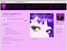 Tablet Screenshot of mobileslaughterunit.bandcamp.com