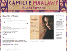 Tablet Screenshot of camillemaalawy.bandcamp.com