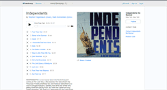 Desktop Screenshot of independentsthemusical.bandcamp.com