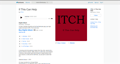 Desktop Screenshot of itch-ifthiscanhelp.bandcamp.com