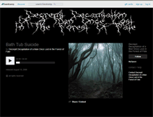 Tablet Screenshot of decrepitdecapitationofamanoncelostintheforestoffate.bandcamp.com