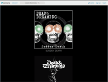 Tablet Screenshot of deadanddreaming.bandcamp.com