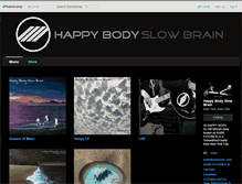 Tablet Screenshot of happybodyslowbrain.bandcamp.com