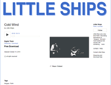 Tablet Screenshot of littleships.bandcamp.com